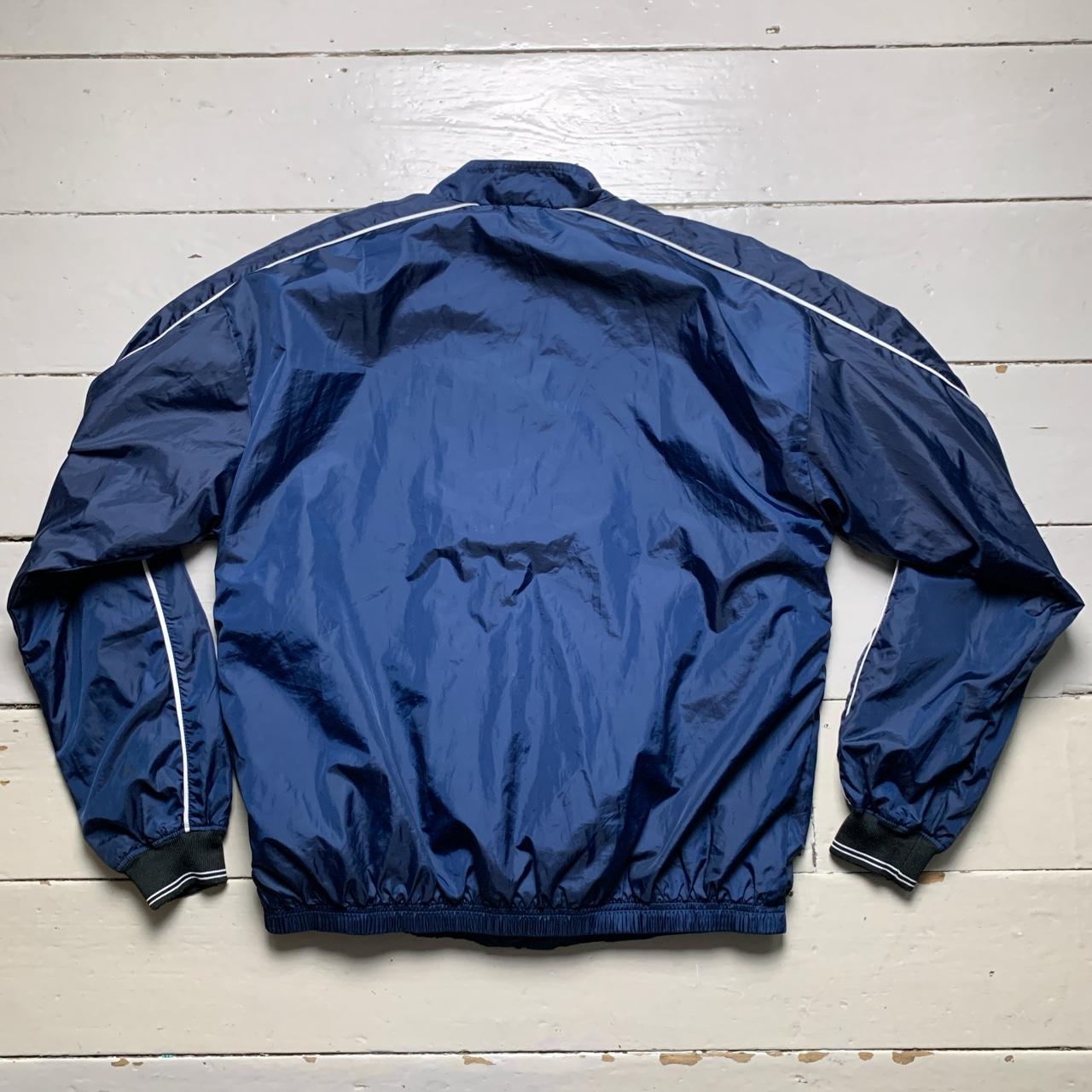 Nike Vintage 90’s Swoosh Navy and White Shell Tracksuit Jacket