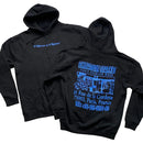 Chinatown Market Paris Fashion Week Black and Blue Hoodie (L/2XL)