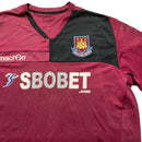 West Ham United Vintage Macron Training T Shirt Jersey (3XL)