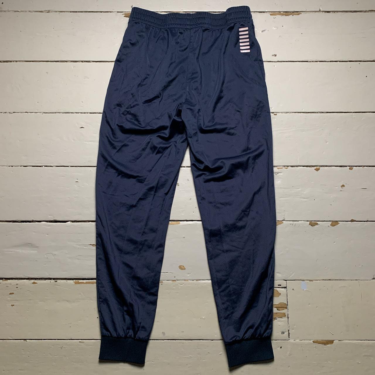 Emporio Armani EA7 Navy and White Trackpant Bottoms