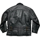 Harley Davidson Vintage Leather Black Motorcycle Jacket (L)