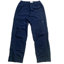 Nike Vintage Shell Track Pant Baggy Bottoms Navy and White Swoosh (XL)
