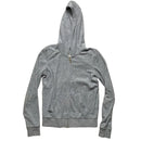Juicy Couture Grey and Gold Velour Tracksuit (XS/S)