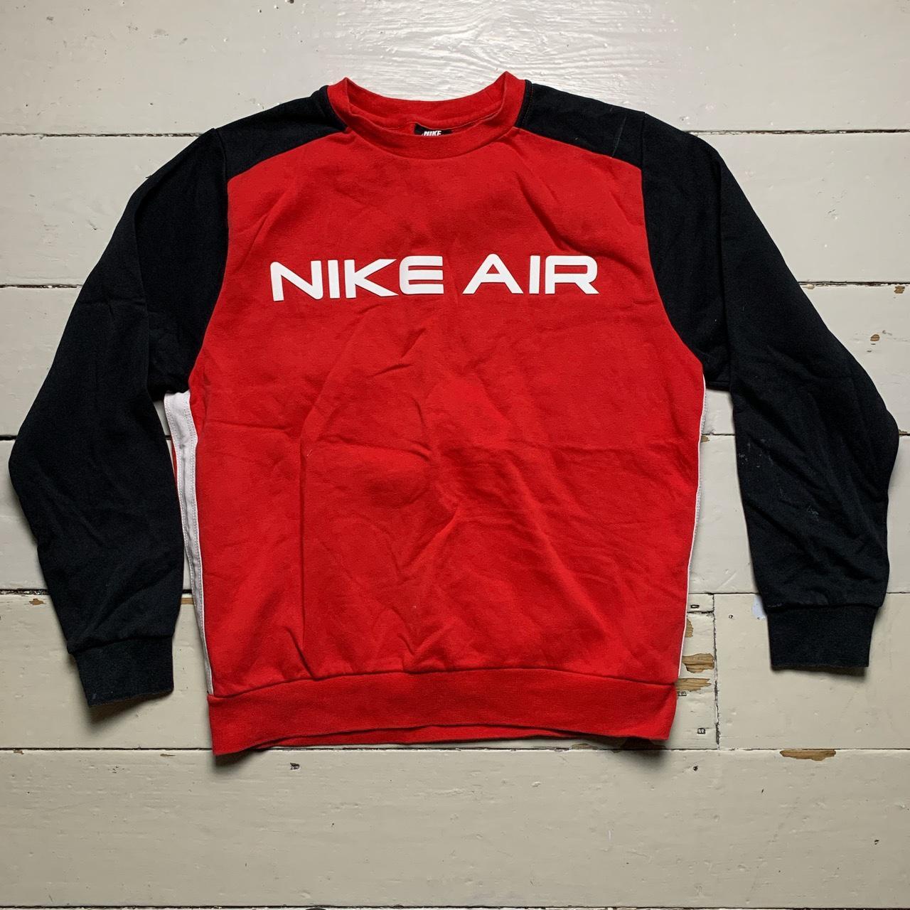 Nike Air Red Black and White Jumper