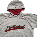 Phat Bastard 69 Vintage Grey and Red Hoodie (XL)