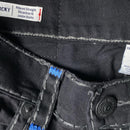 True Religion Black Blue and Grey Big Stitch Ricky Jeans (32W)