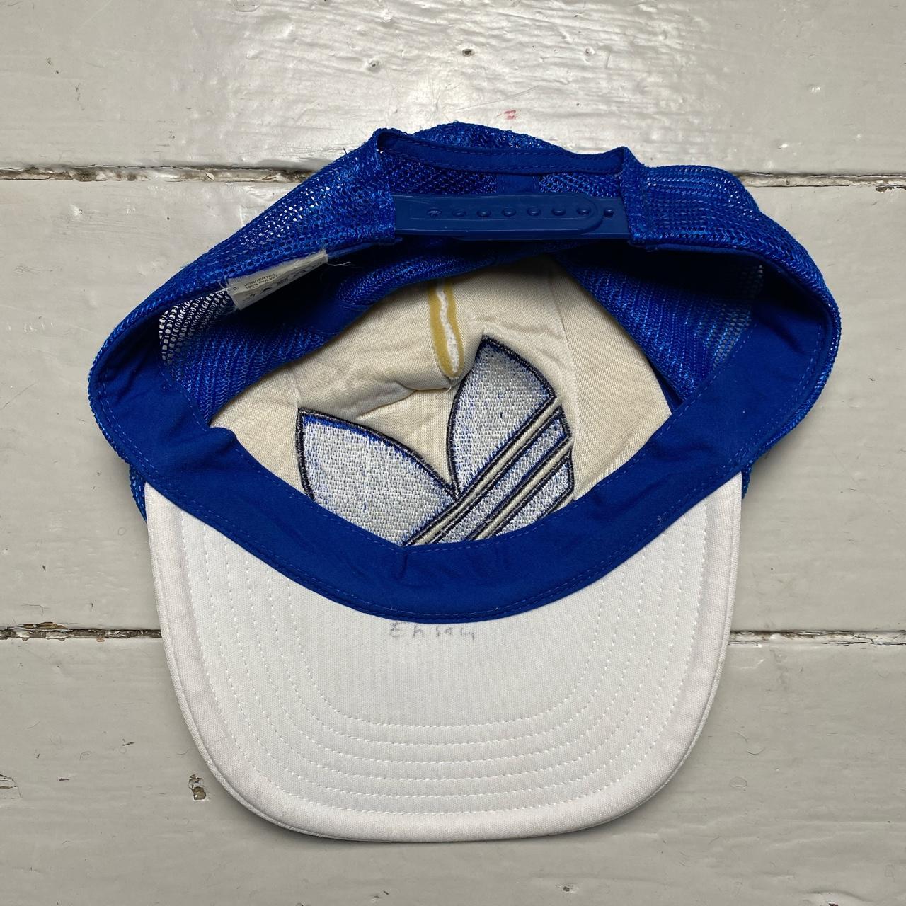 Adidas Originals Trucker Cap White and Blue