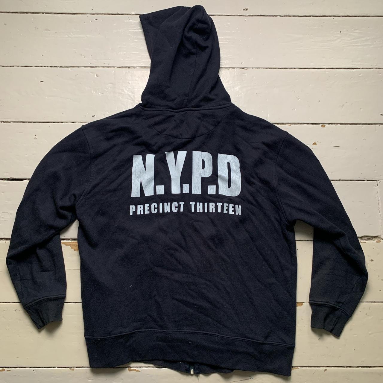 New York Police Department NYPD Vintage Black Hoodie