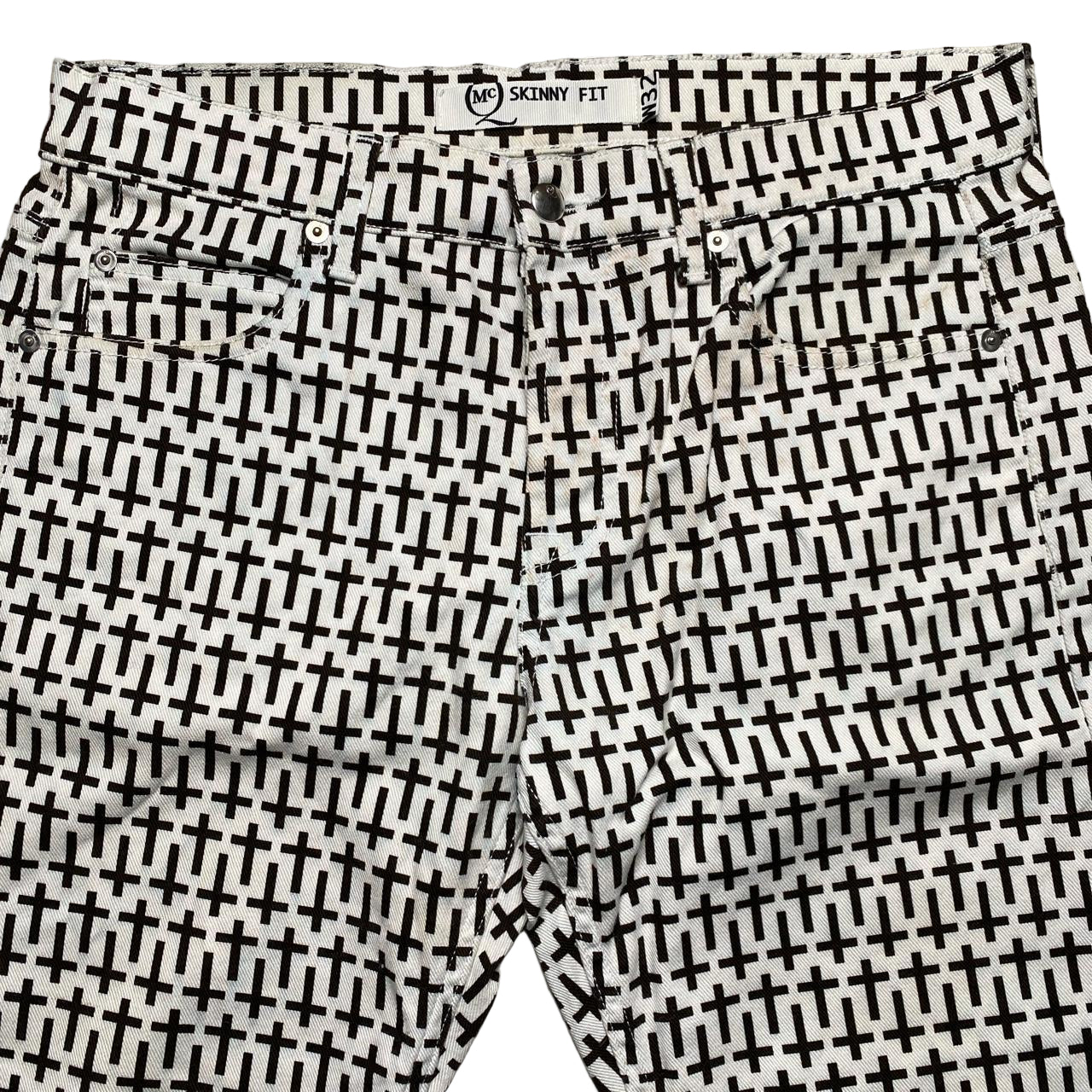 Alexander McQueen Vintage Cross Monogram Trousers (32W)