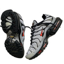 Nike TN Air Max Plus Wolf Grey Black and Crimson Red (UK 12)