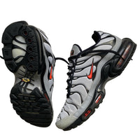 Nike TN Air Max Plus Wolf Grey Black and Crimson Red (UK 12)