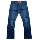 Levis 509 Low Slouch Stretch Navy Jeans (30W)