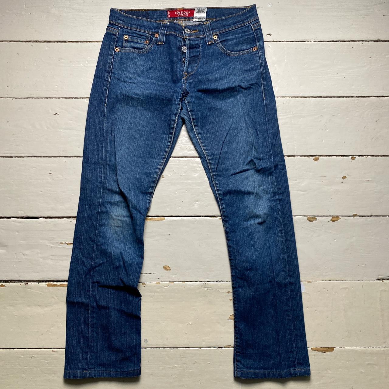 Levis 509 Low Slouch Stretch Navy Jeans