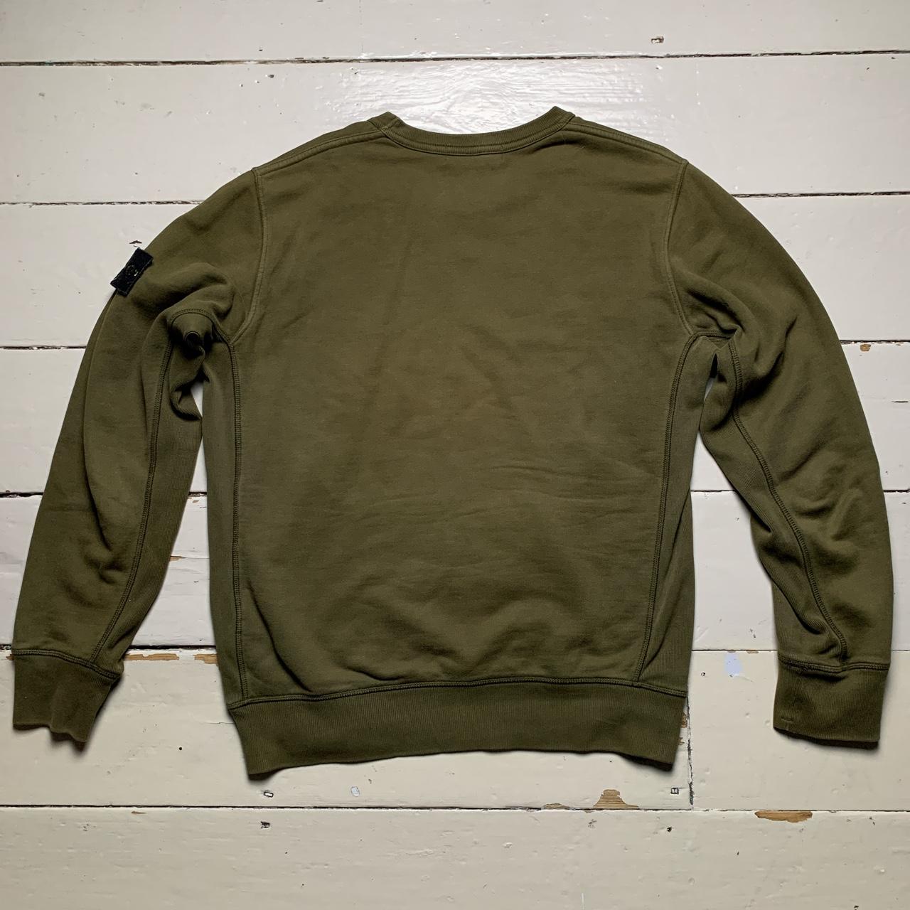 Stone Island Khaki Olive Green Jumper