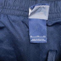 Nike Swoosh Navy and White Baggy Shell Trackpant Bottoms (XL)