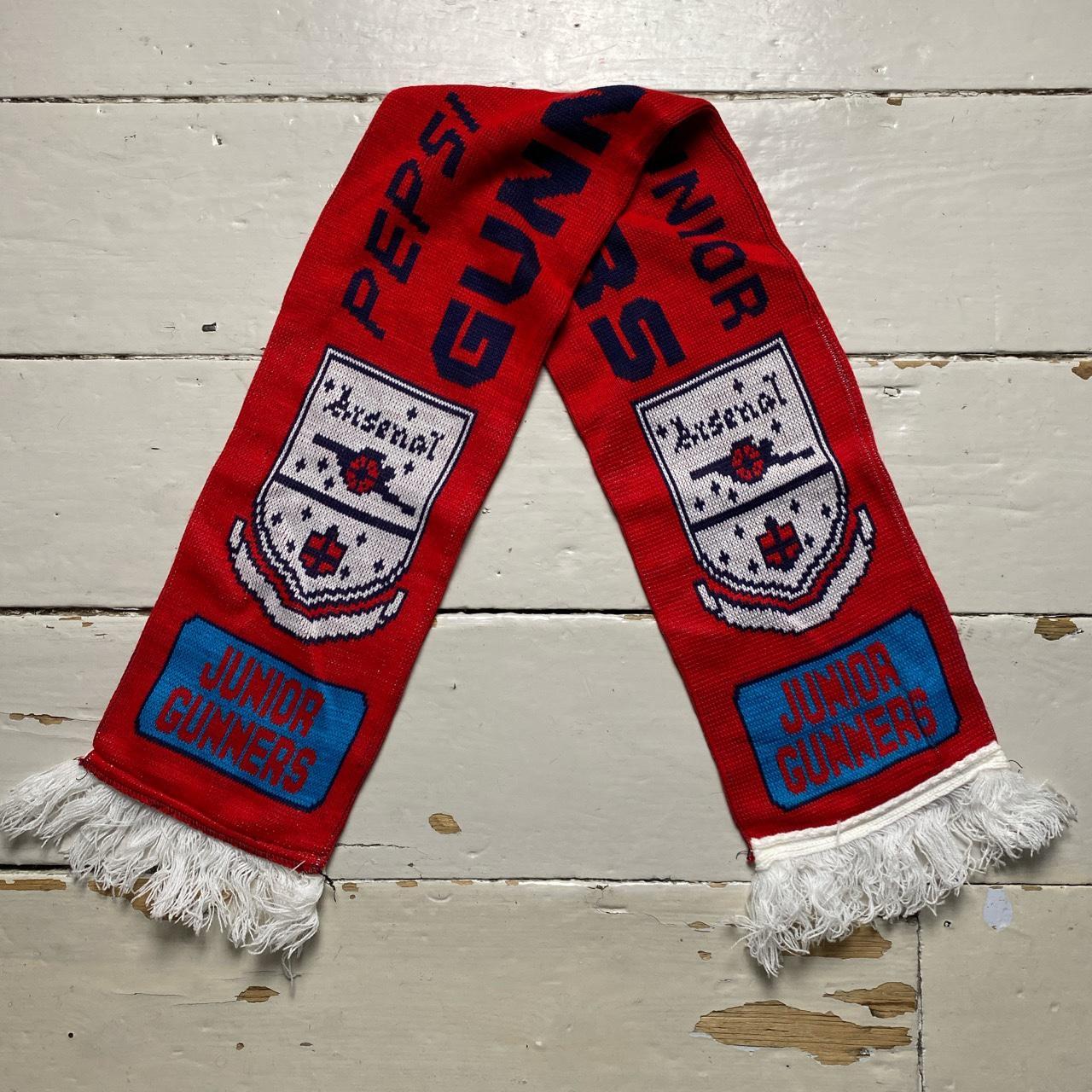 Arsenal Junior Gunners Red White and Blue Scarf