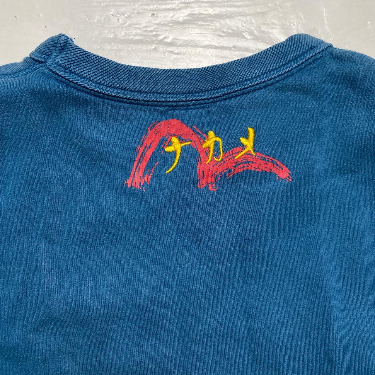 Evisu Maniacs Vintage Blue Jumper