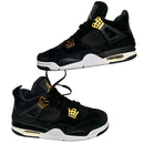 Jordan 4 Royalty Metallic Gold and Black Suede (UK 7.5)