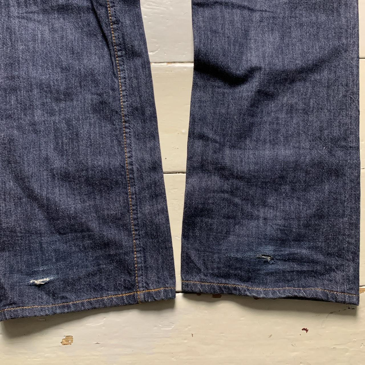 Levis 501 Vintage Navy Baggy Jeans
