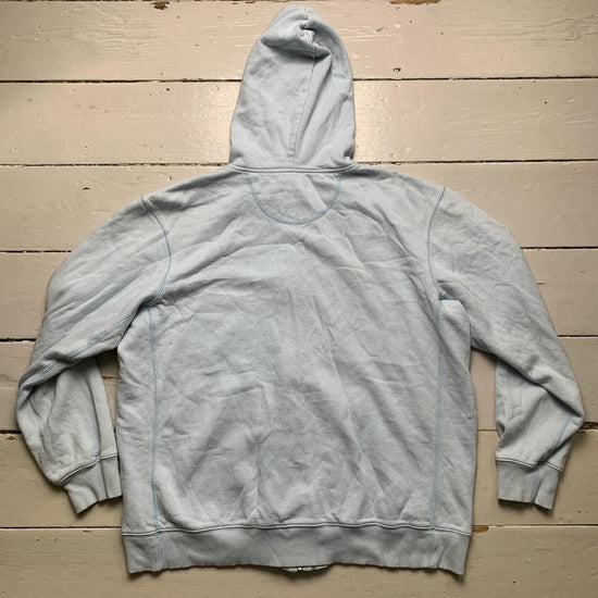 Nike Vintage Baby Blue and Navy Swoosh Air Max Baggy Tracksuit Hoodie and Joggers