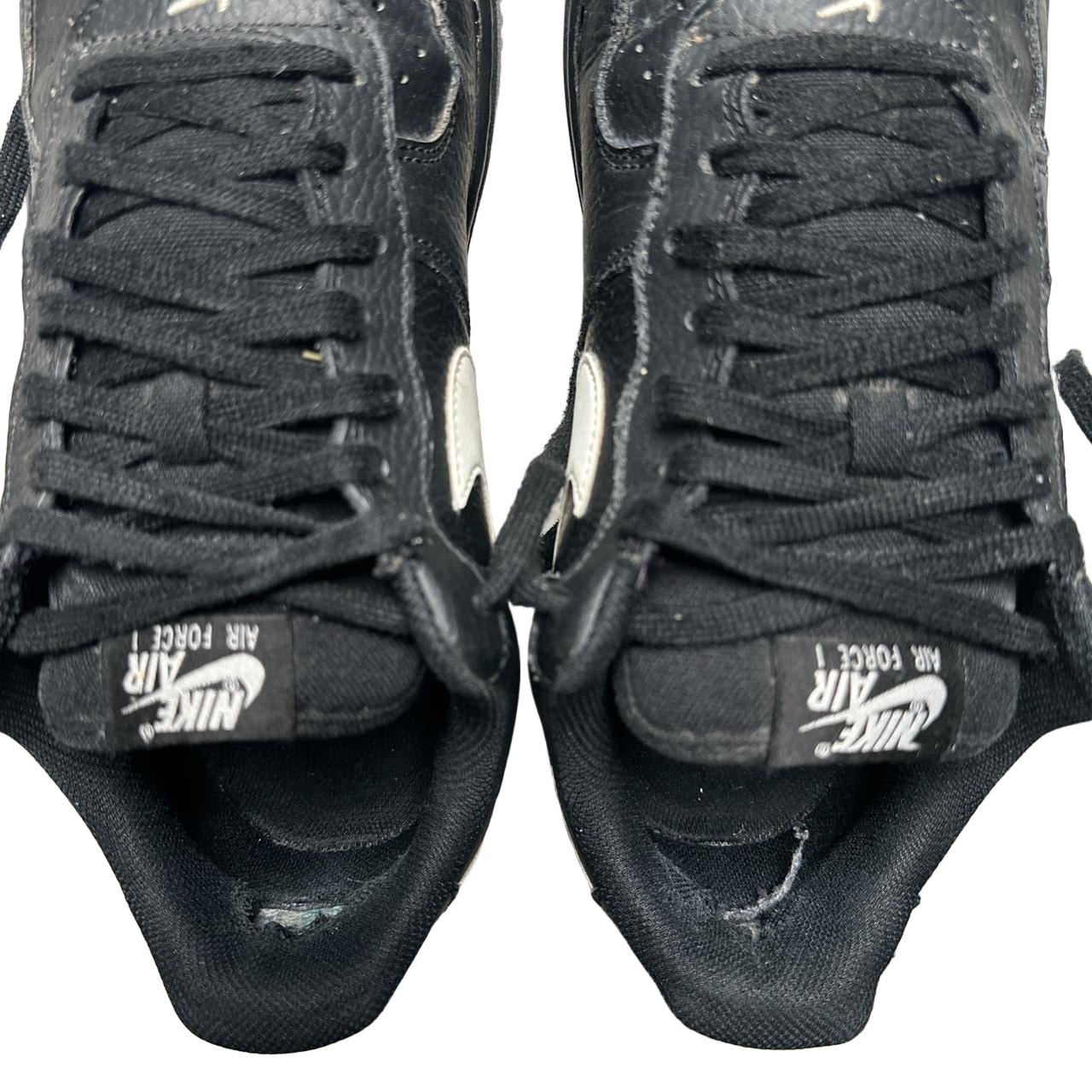 Nike Air Force 1 AJ Tracey Black and White Leather (UK 11)