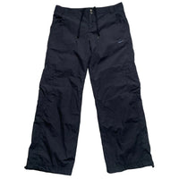 Nike Womens Black Baggy Cargo Parachute Combat Trousers (14)