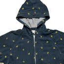 Stussy Multi SS Crown Embroidered Hoodie Navy and Yellow (M)