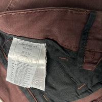 Carharrt Sid Pant Slim Burgundy Trousers (28W)