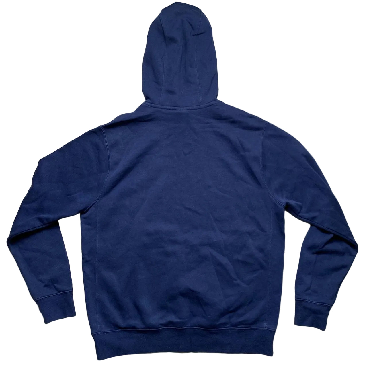 Nike Navy and White Swoosh Hoodie