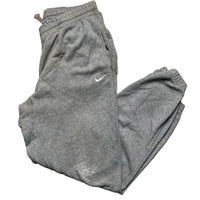 Nike Swoosh Grey and White Baggy Joggers (M)