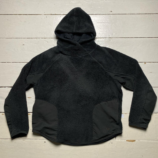 Nike Sherpa Black Womens Hoodie