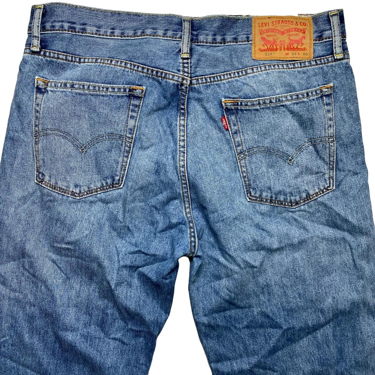 Levis 514 Light Blue Jeans (34W)