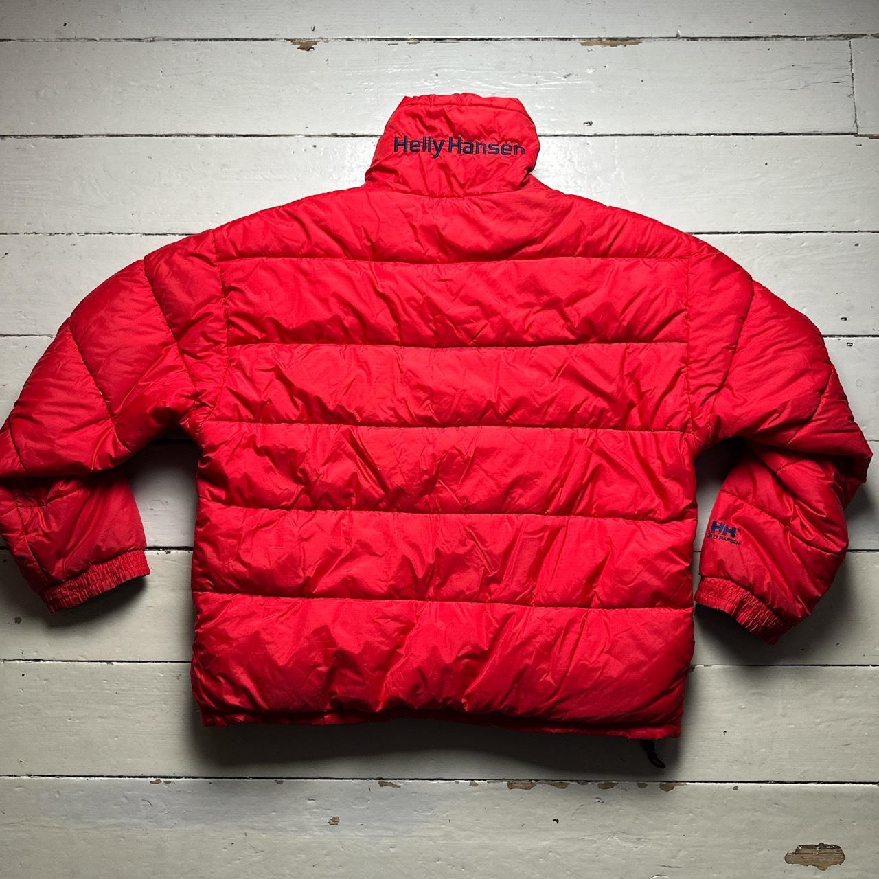 Helly Hansen Reversible Navy and Red Puffer Jacket