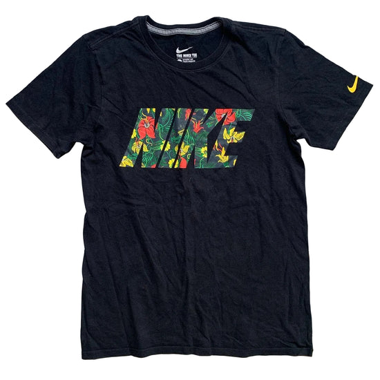 Nike Floral Spellout T Shirt (S)