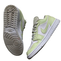 Jordan 1 Low White and Pastel Citron Yellow (UK 6.5)