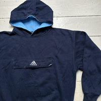 Adidas Equipment Vintage Navy and White Skidoo Hoodie