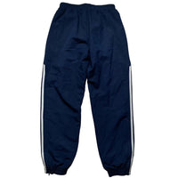 Adidas Navy and White Shell Trackpant Bottoms (S)
