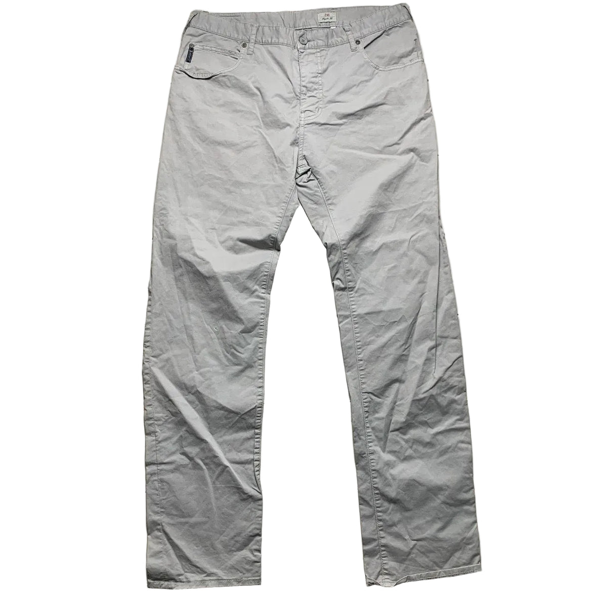 Armani Vintage J45 Regular Fit Silver Jean Trousers
