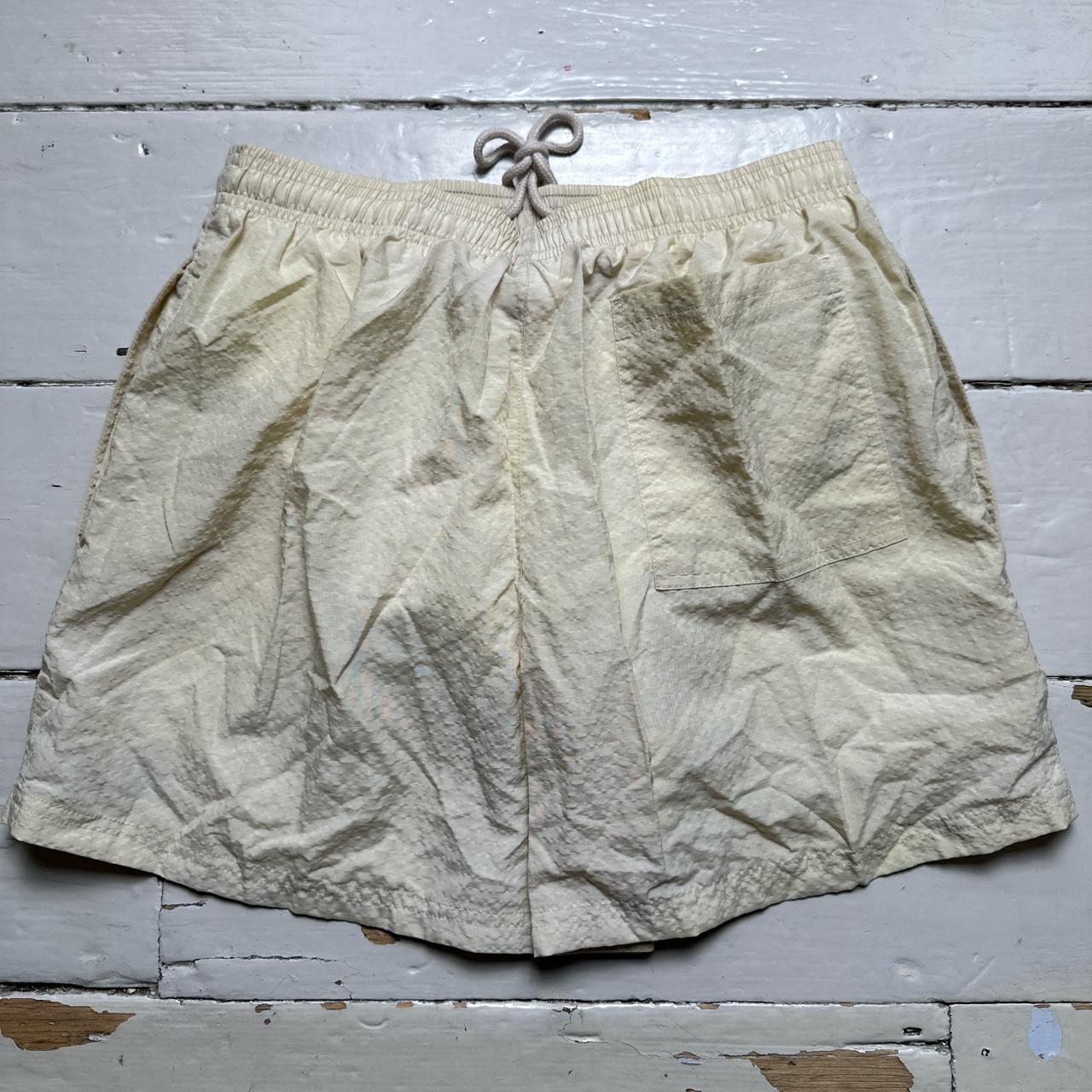 Adidas Vintage Shorts Cream and Grey