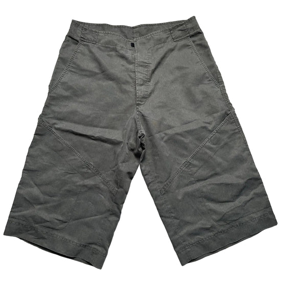 Nike Vintage Cargo Corduroy Khaki Baggy Wide Jorts Cargo Shorts (32W)