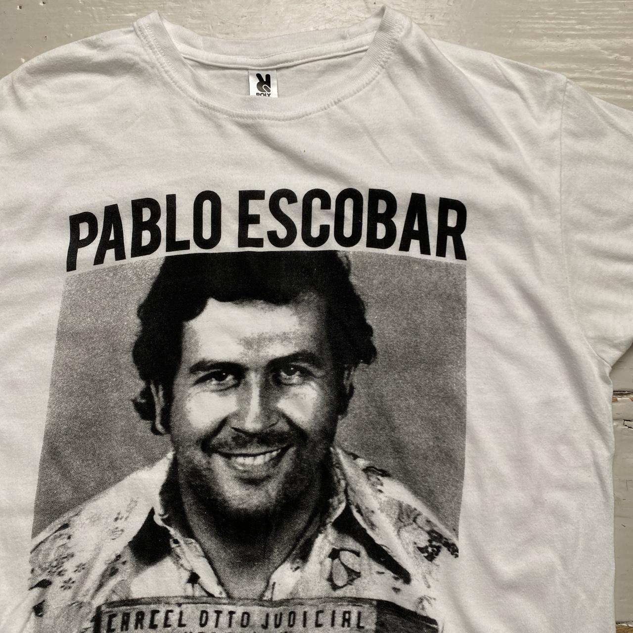 Pablo Escobar White Womens T Shirt