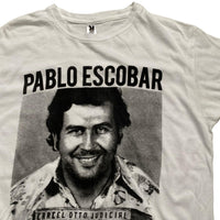 Pablo Escobar White Womens T Shirt (M)