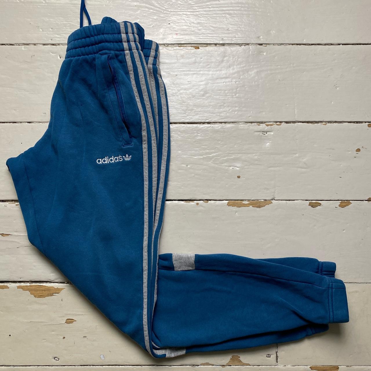 Adidas Originals Blue and Grey Joggers