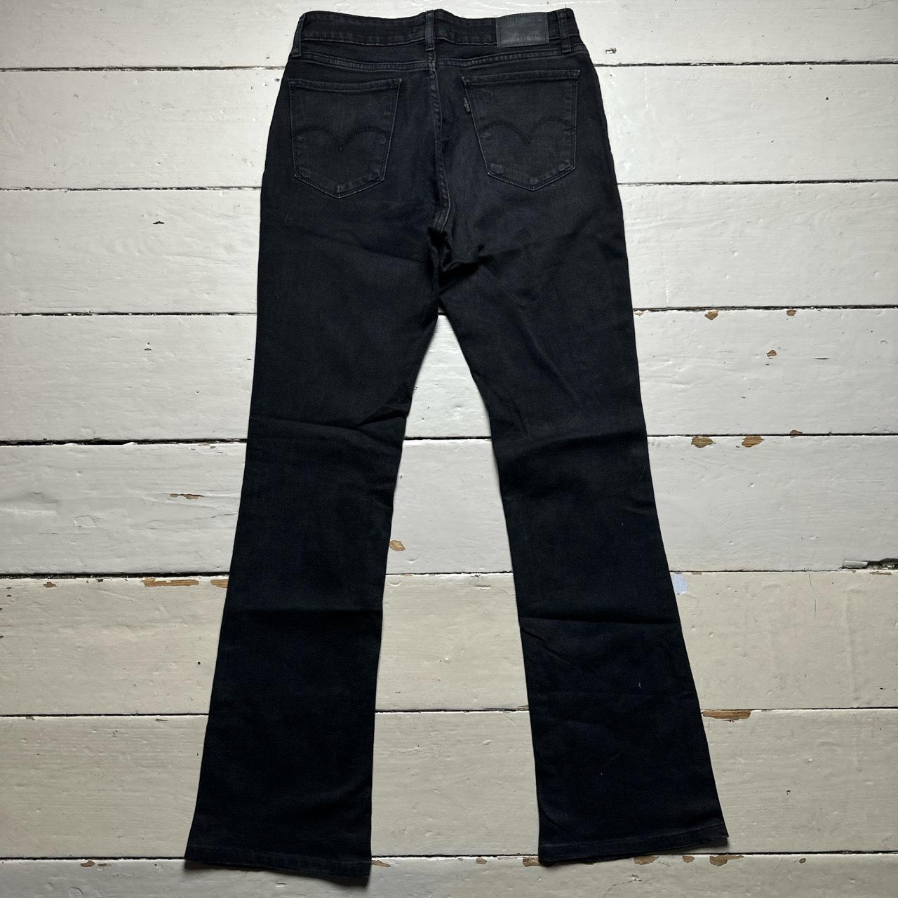 Levis 715 Bootcut Black Womens Jeans