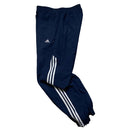 Adidas Navy and White Shell Trackpant Bottoms (S)
