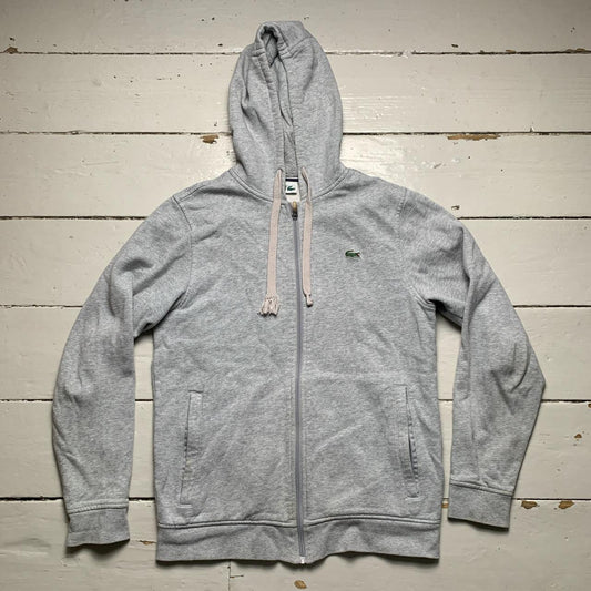 Lacoste Grey Croc Hoodie