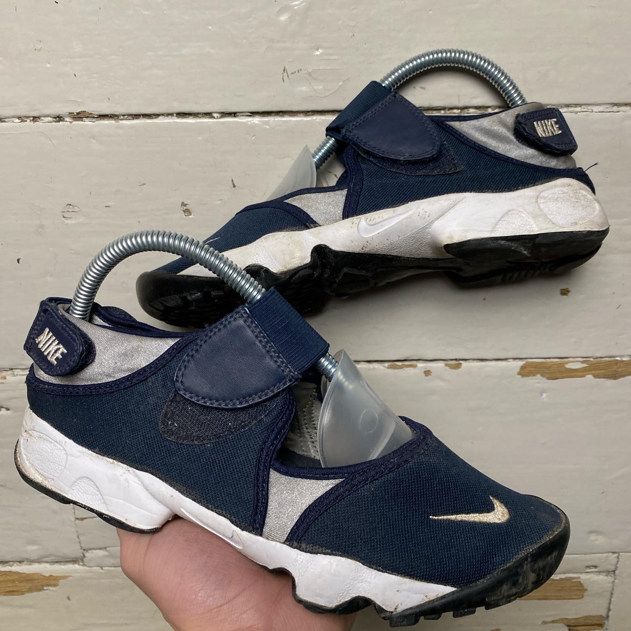 Nike Air Rifts Navy and White 2015
