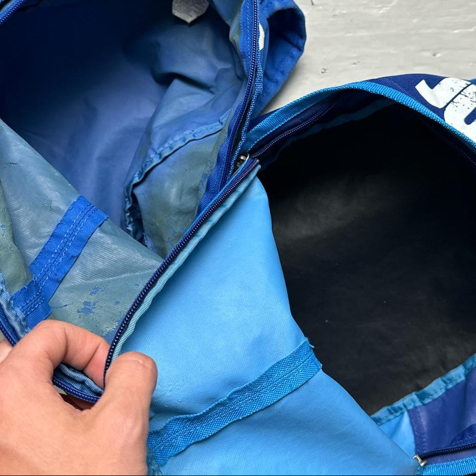 Nike Just Do It Vintage Bags Blue and White