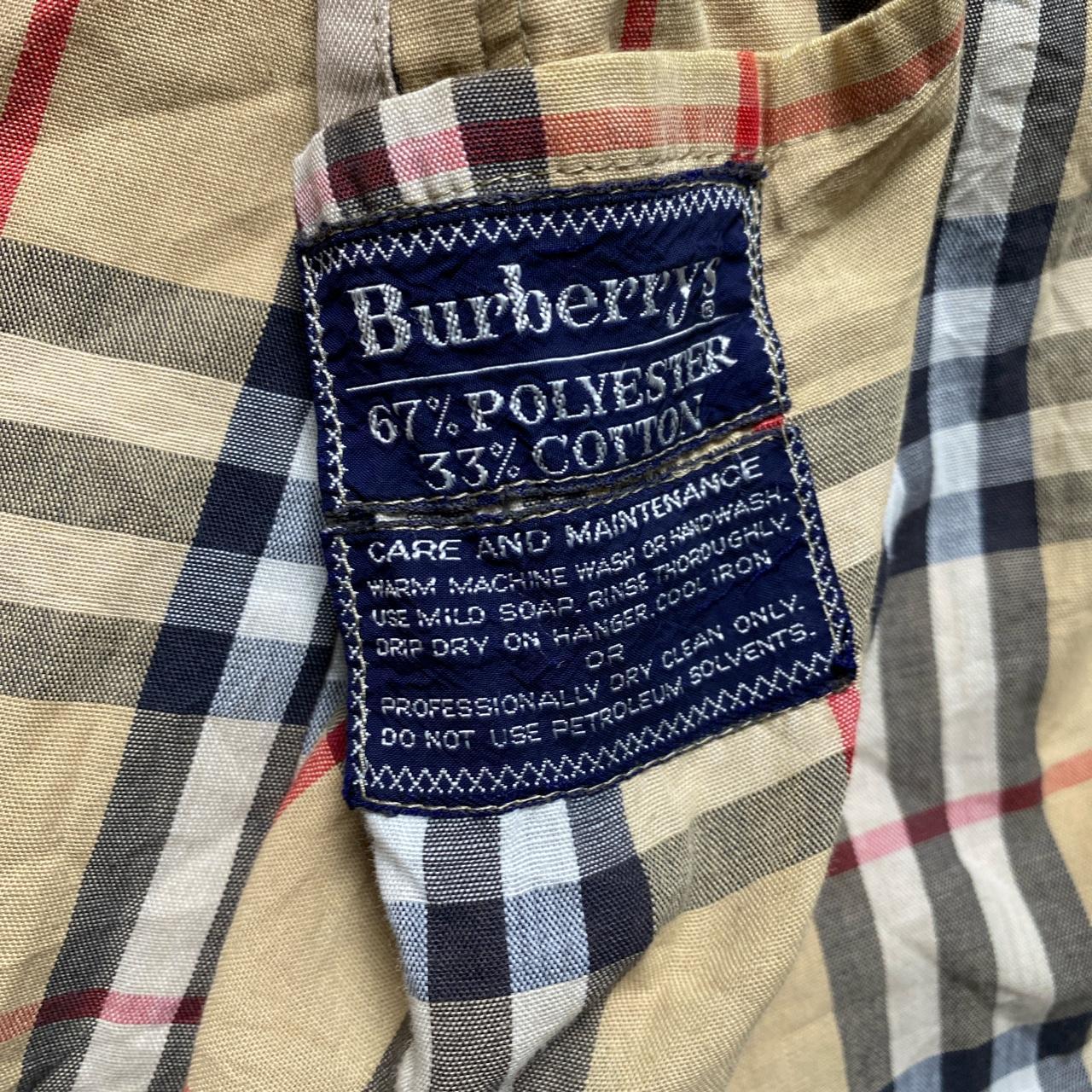 Burberry Burberrys Vintage Cream Nova Check Trench Coat (UK 10)