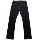 True Religion Black Blue and Grey Big Stitch Ricky Jeans (32W)